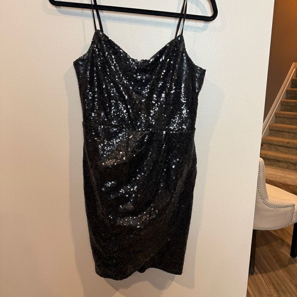Speechless black sequin dress Juniors 13